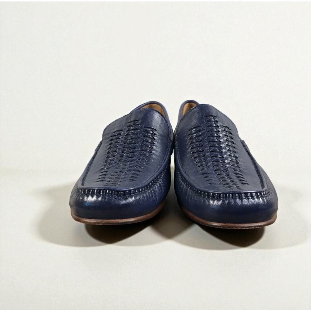 FLORSHEIM Beaufort Moc Toe Weave Loafer Men 8.5 Blue Business Classic Timeless - Picture 4 of 12